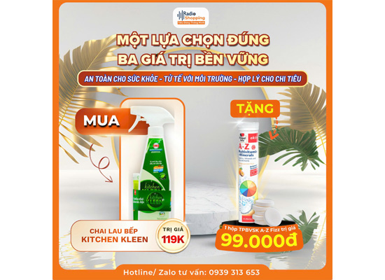 🎁 Chương trình khuyến mãi khi mua sản phẩm Kitchen Kleen
